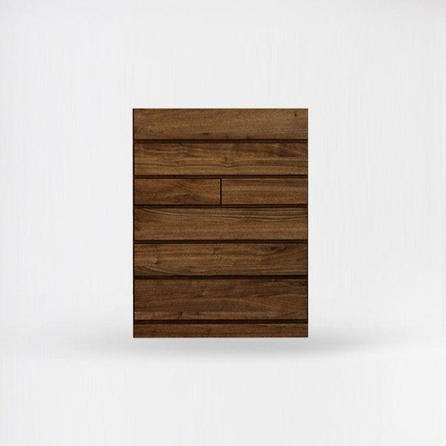 簡約系列六層斗櫃 - 90cm 胡桃