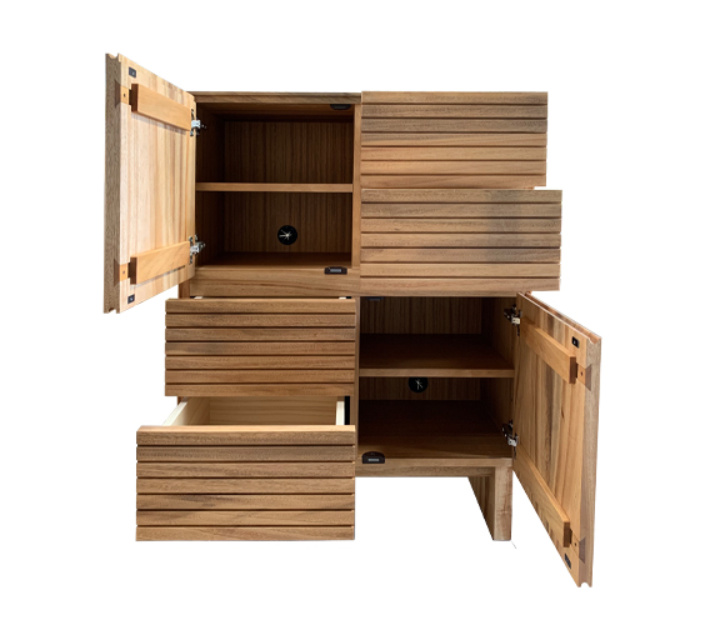 NODOKA 楠木矮身邊櫃-77cm