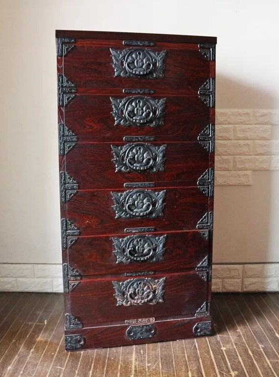 岩谷堂簞笥櫃—立長六段