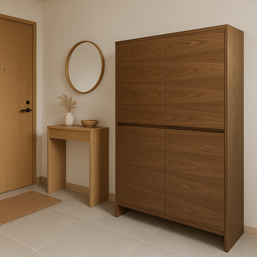 立系列掲門高版本鞋櫃 - 濶雙門