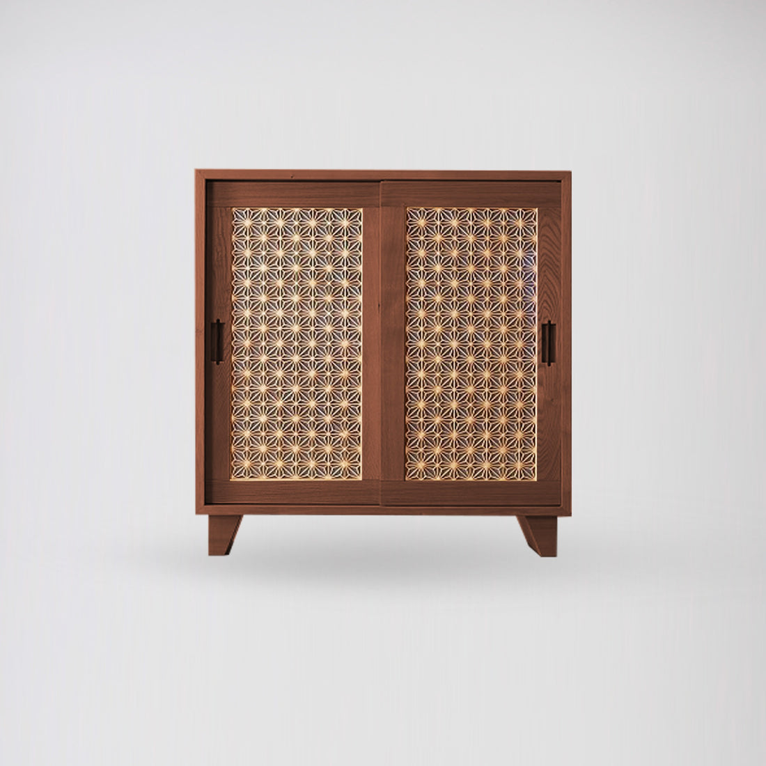 傳統組子趟門邊櫃 - 半腰