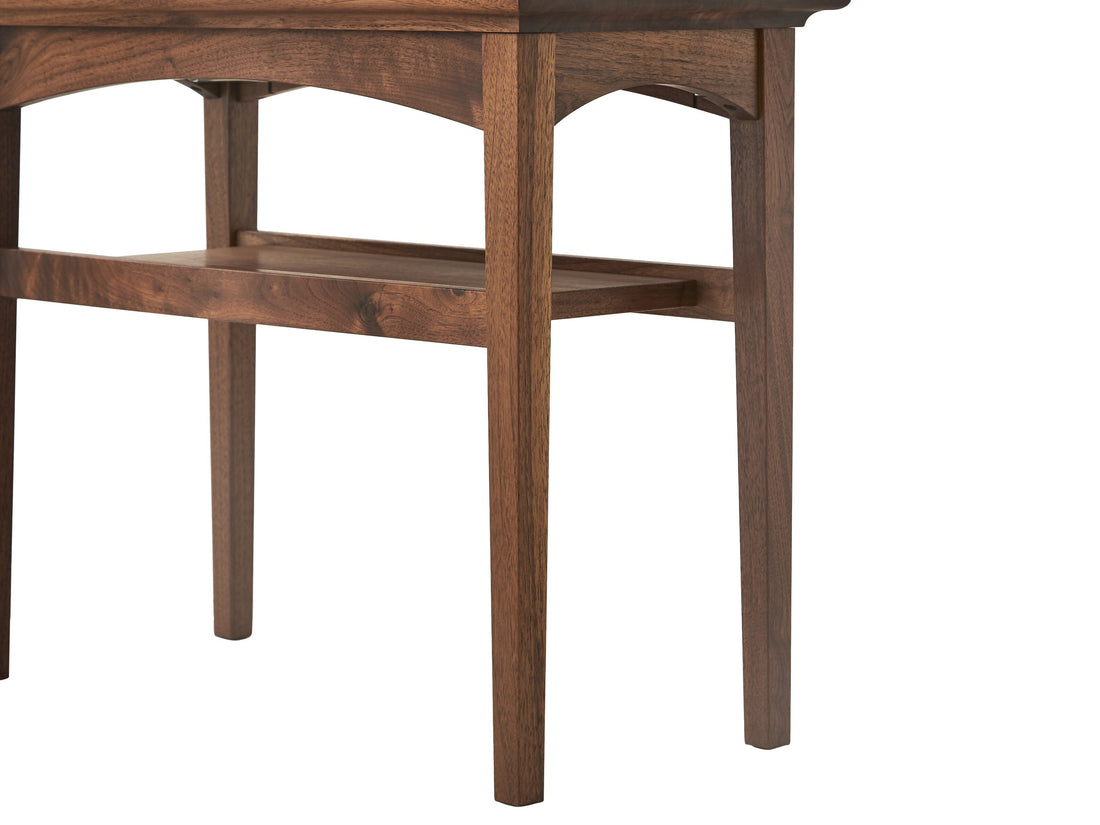 雅系列雙層茶幾 - 多種木材