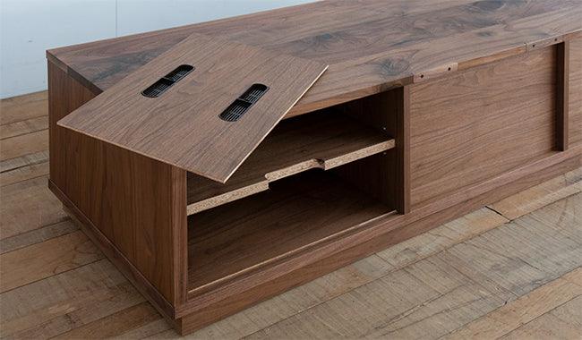 極系列電視櫃 - 胡桃