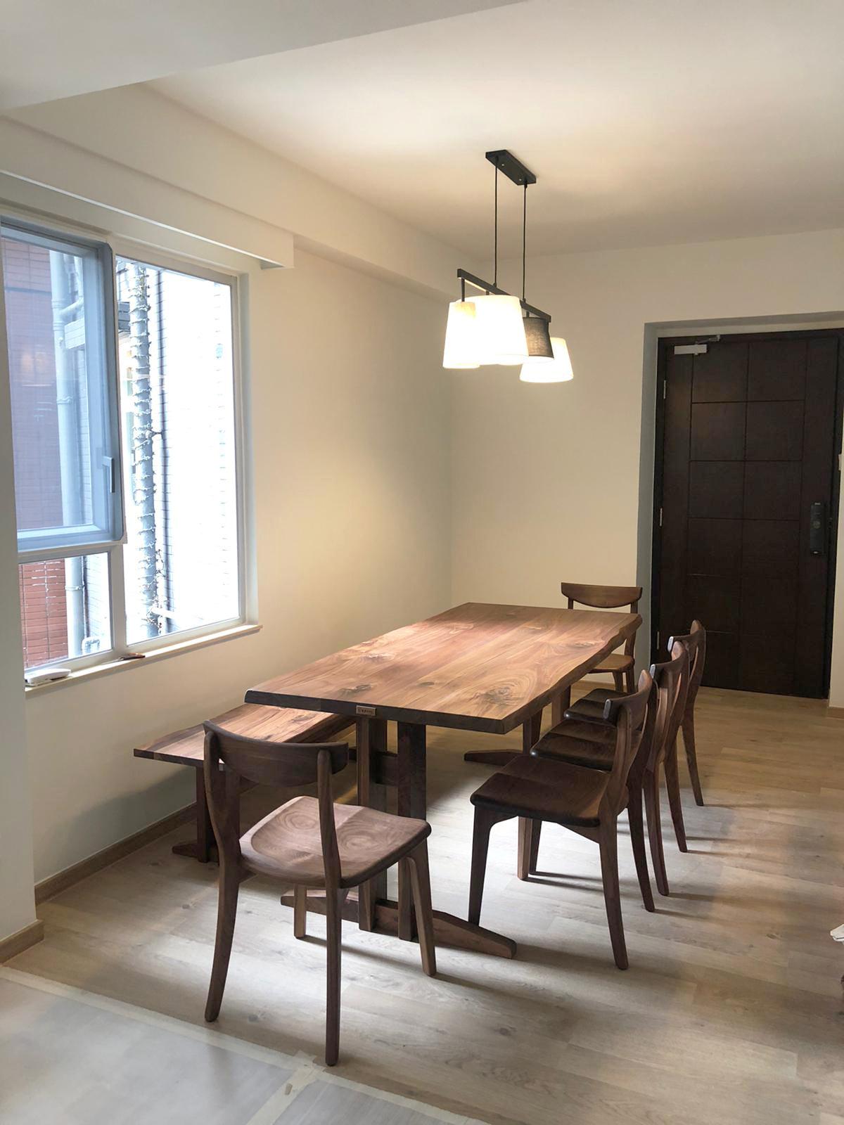 浪系列餐枱 - 多種木材