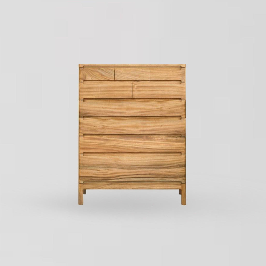 BISUKU 楠木六層斗櫃 - 90