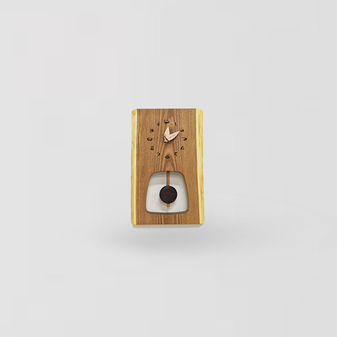 一枚板時計 - 雨樹