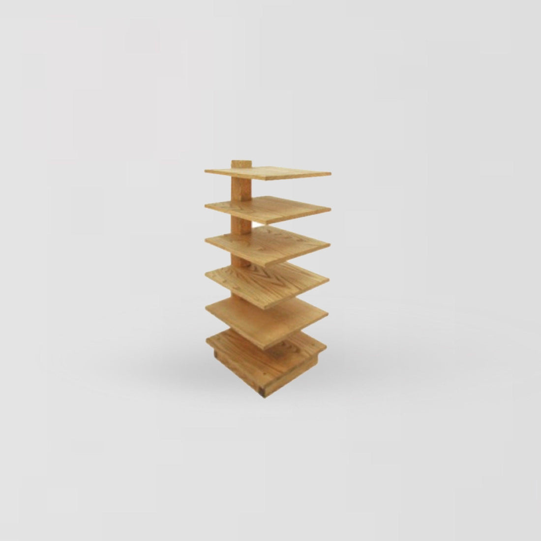 榫之鞋架 - 日本栗木