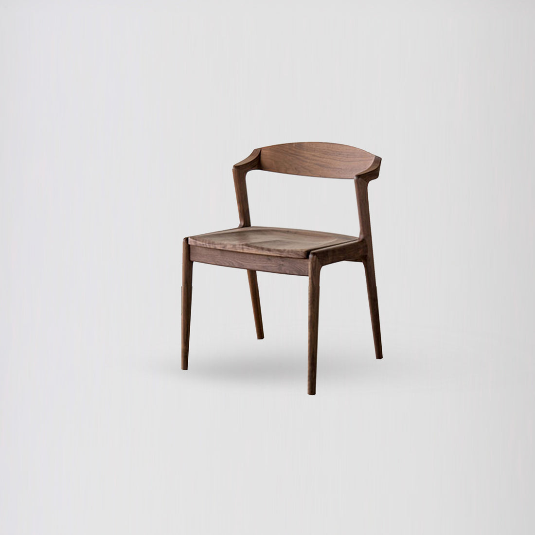 尤之座木坐墊餐椅 - 胡桃/櫻桃