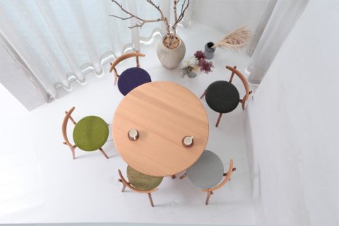 OR II 迴轉餐椅 - 胡桃x橡木