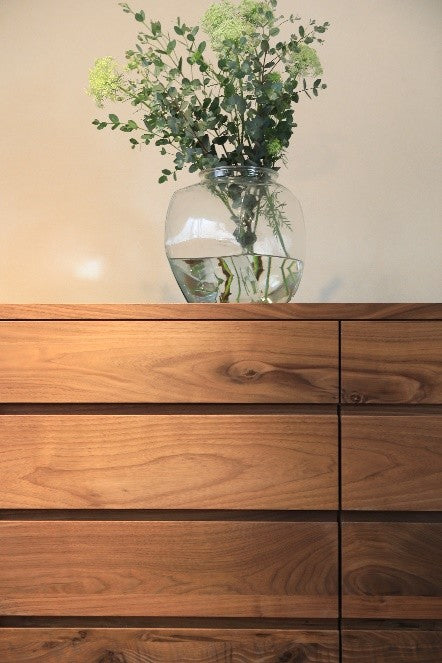 立系列五斗櫃 - 加濶胡桃