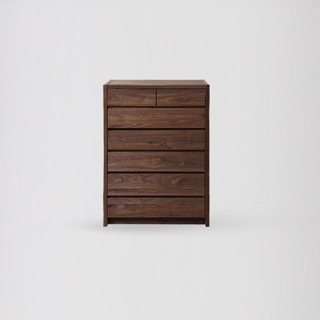 立系列六斗櫃 - 濶款胡桃