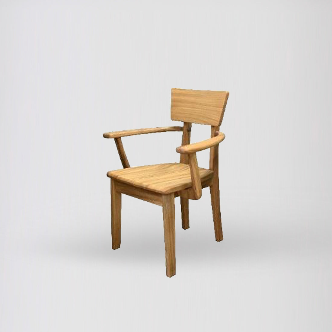 神武楠木扶手餐椅