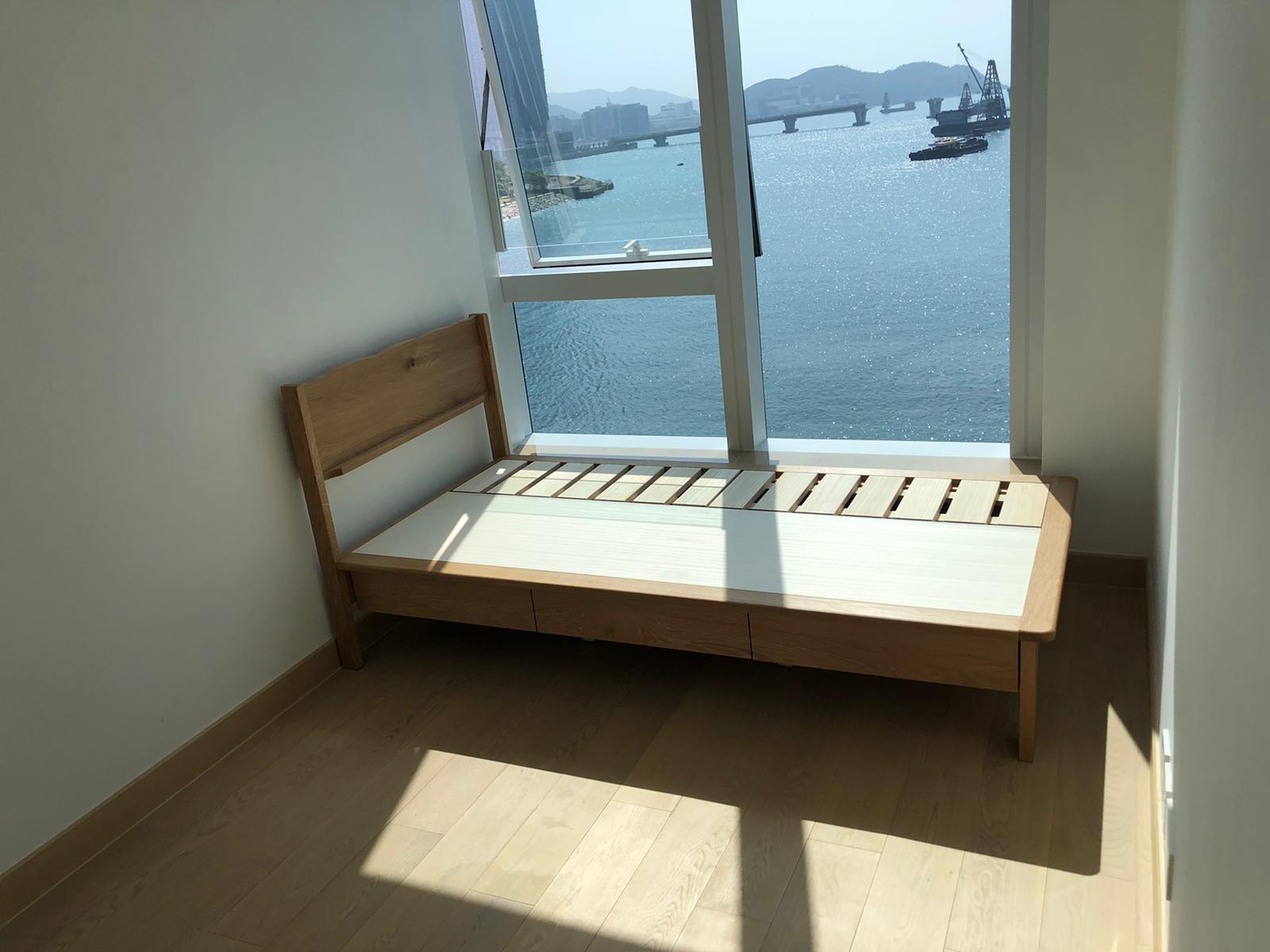 浪系列床架 - 有櫃桶