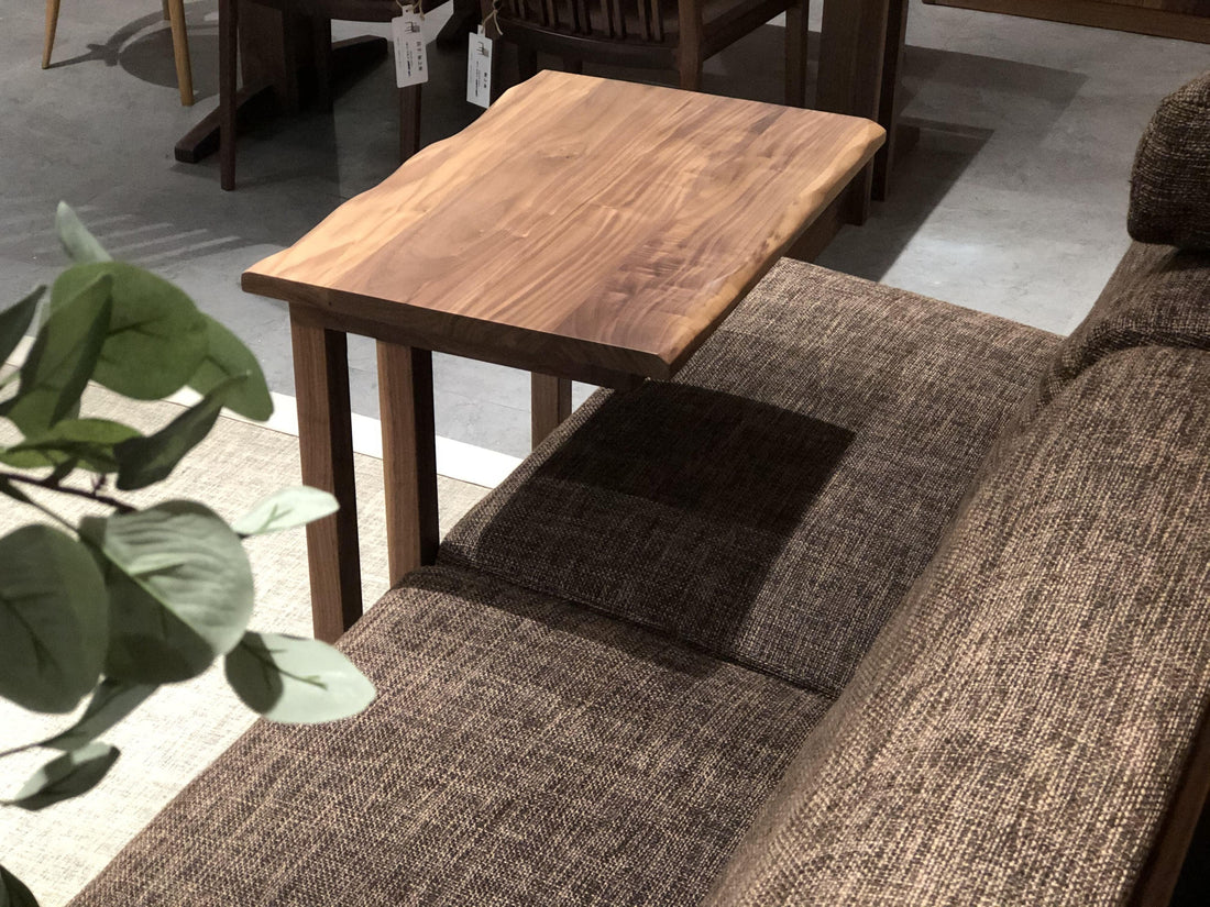 浪系列直立茶幾 - 多種木材