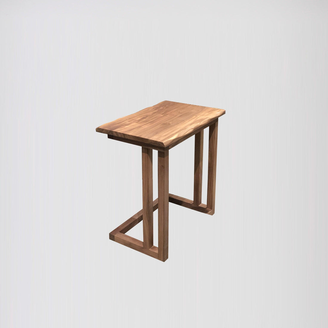 浪系列直立茶幾 - 多種木材