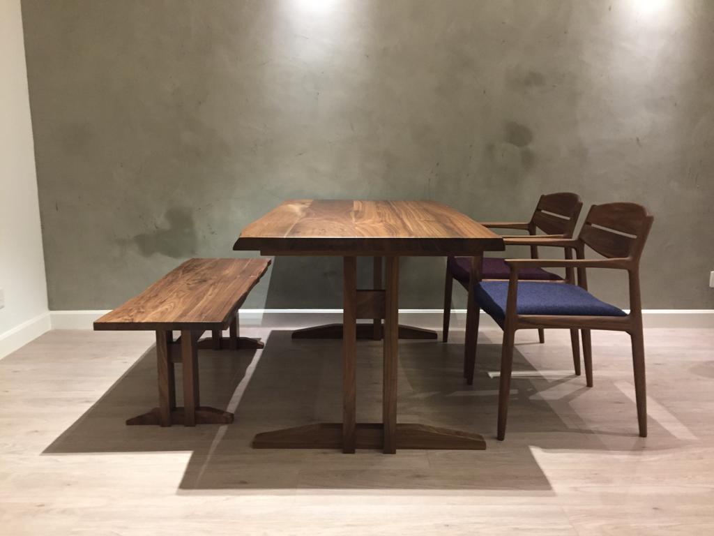 浪系列餐枱 - 多種木材
