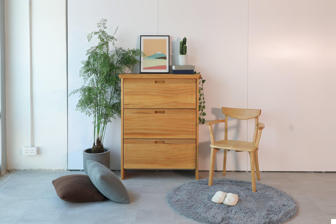 神武楠木翻門鞋櫃