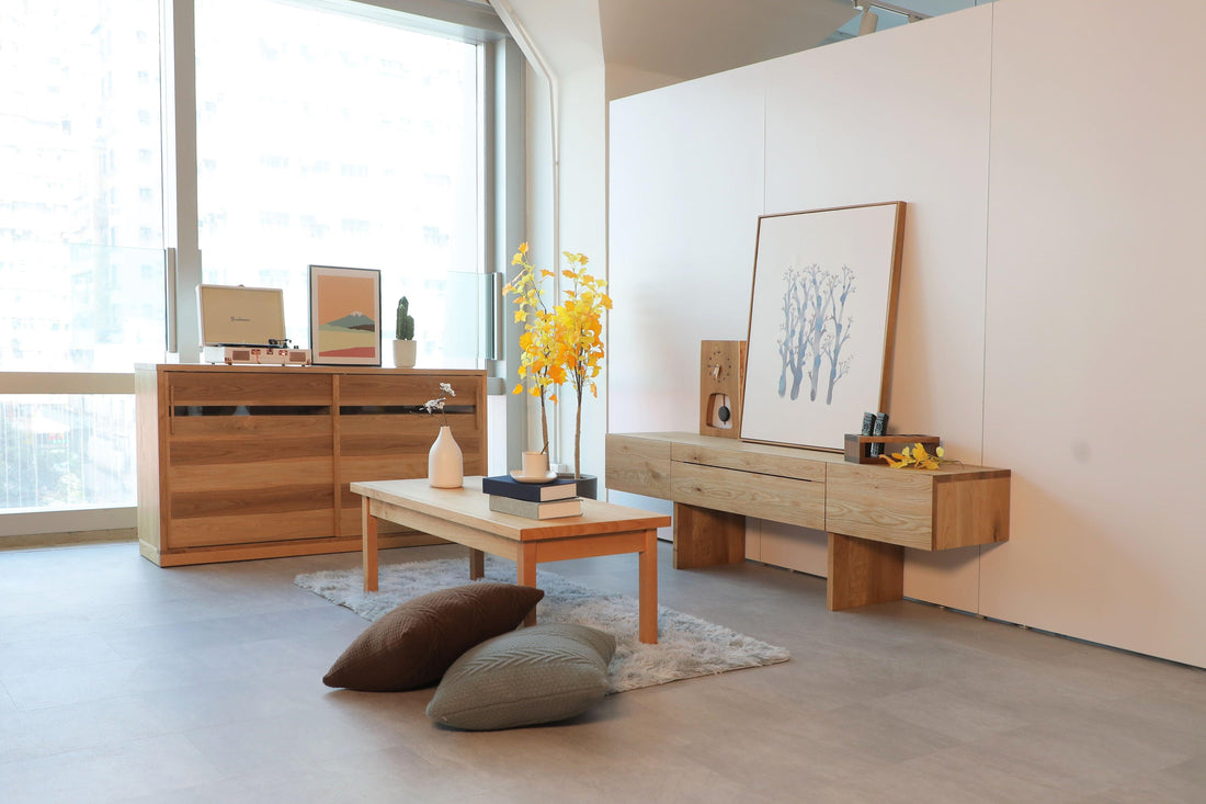 幸系列電視櫃 - 橡木