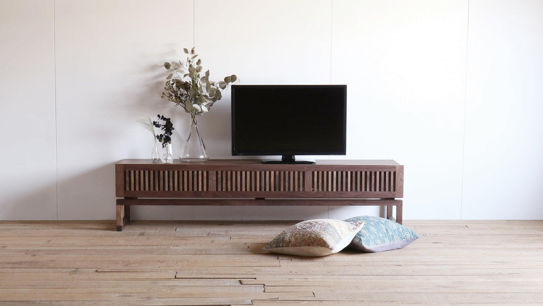 直系列電視櫃 - 胡桃