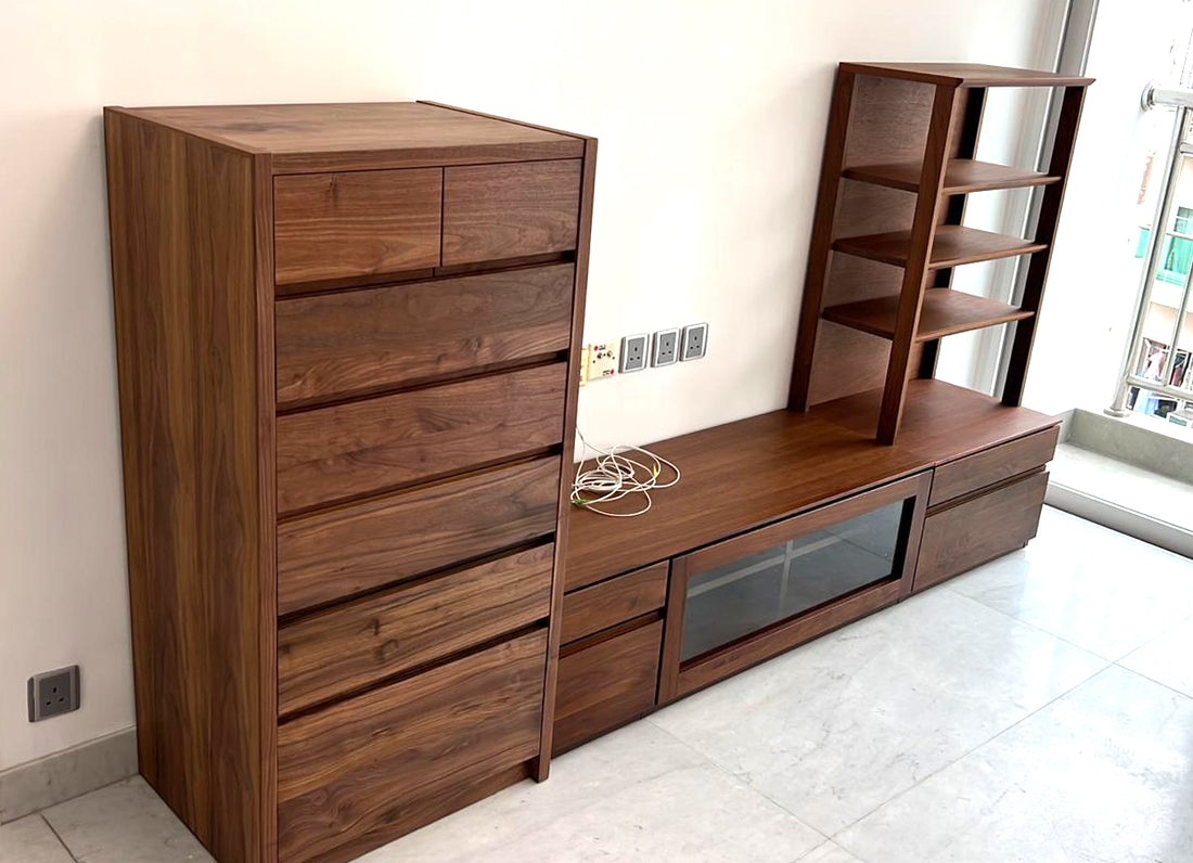 立系列六斗櫃 - 濶款日本檜