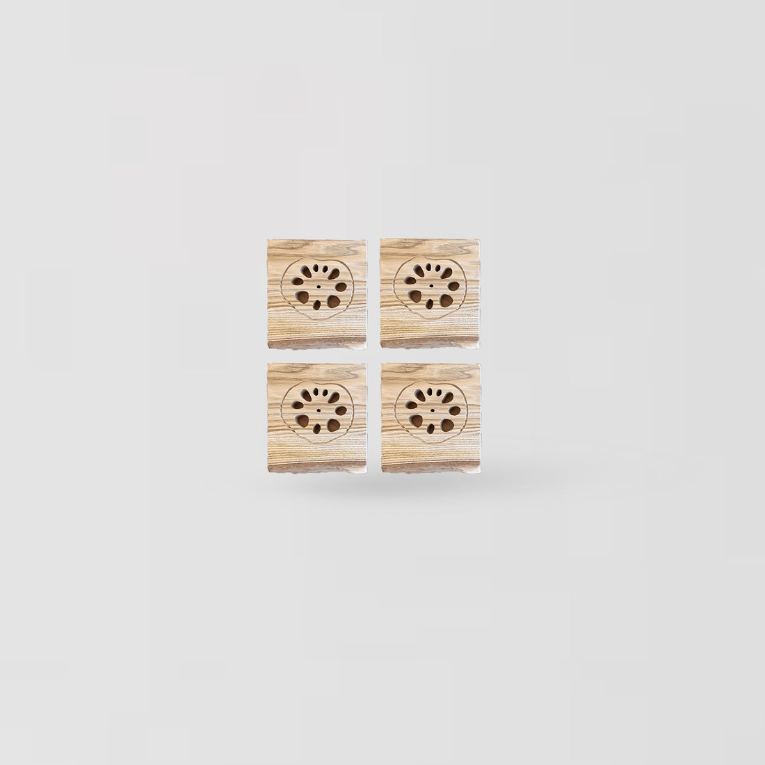 日本栗木製隔熱墊 (小) (4個裝)