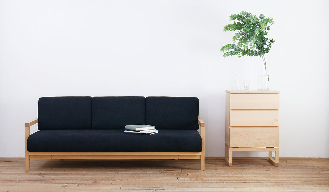 直之座扶手梳化 - 三座位