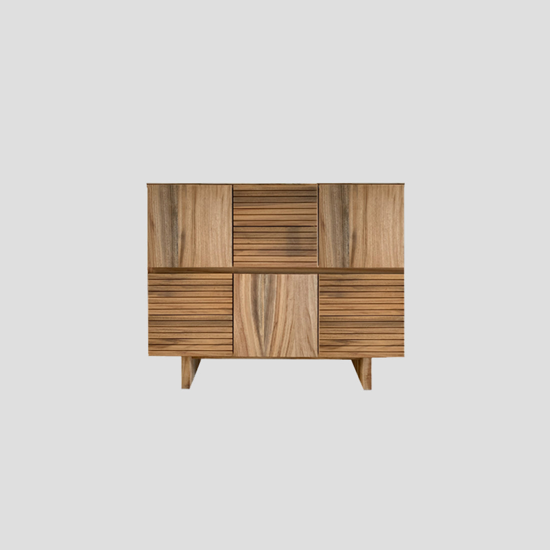 NODOKA 楠木矮身揭門邊櫃-115cm