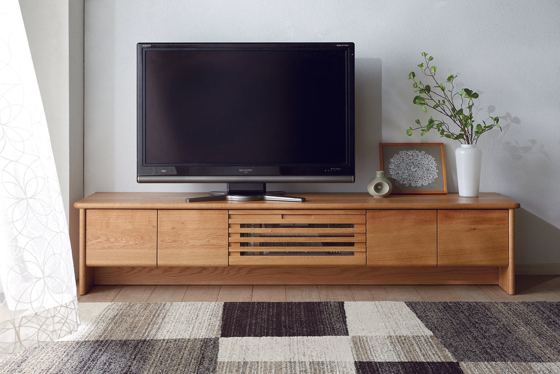 沢系列電視櫃 - 橡木