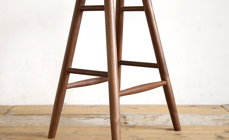 彩系列酒吧椅 - 紅橡/白橡