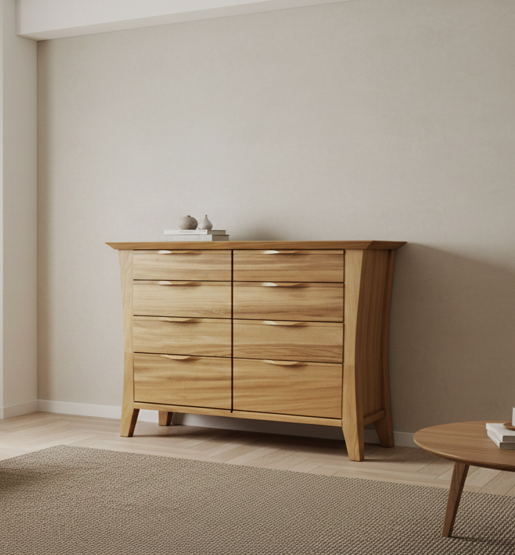 KONNE楠木邊櫃 - w120