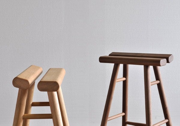 彩系列酒吧椅 - 紅橡/白橡