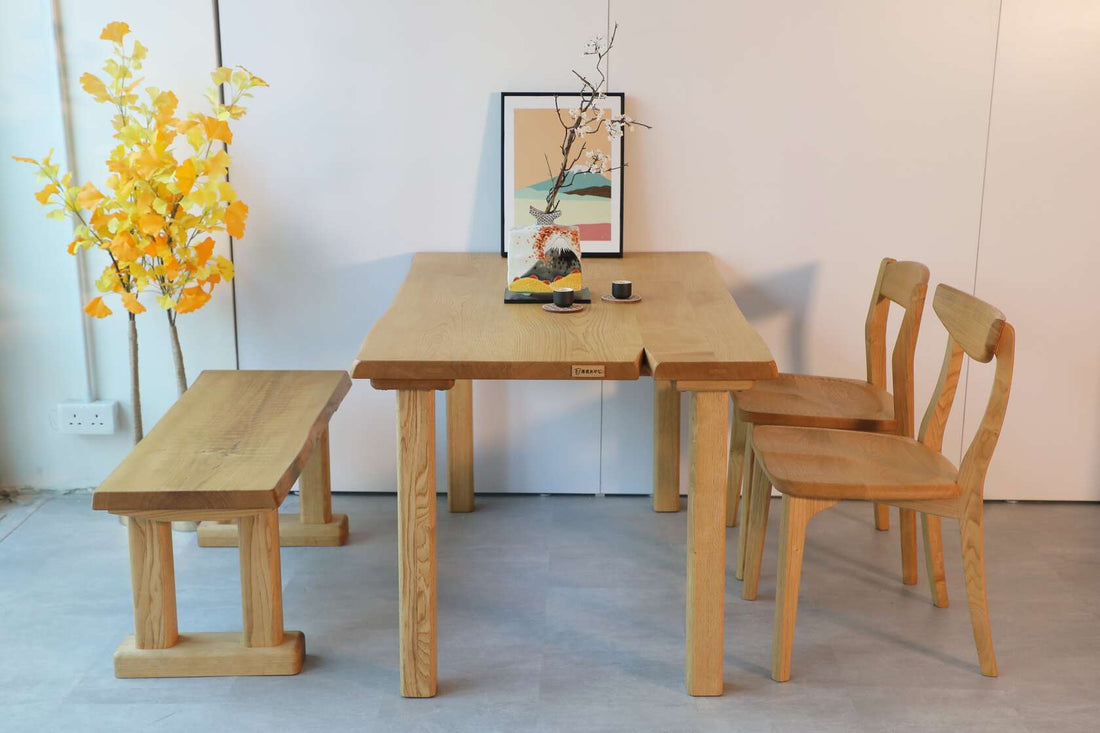 都之座 餐椅 - 日本栗木