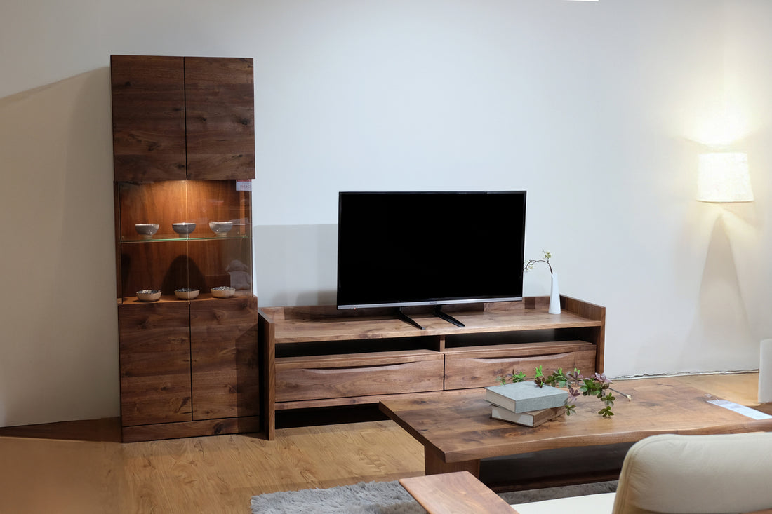 華系列電視櫃 - 多種木材