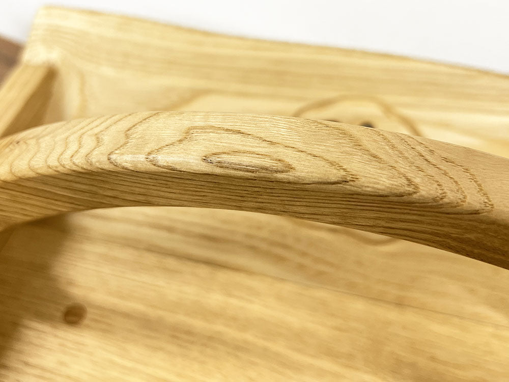 日本栗木製萬用籃 (矮)