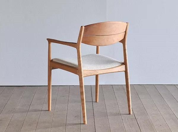 幸之座扶手餐椅 - 白橡/紅橡