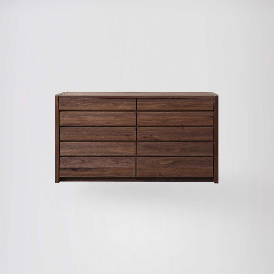 立系列五斗櫃 - 超濶胡桃