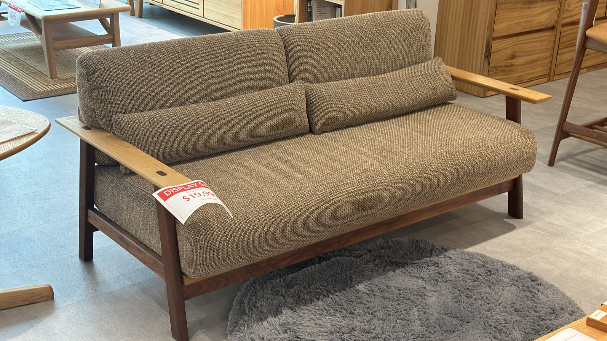 [陳列品] 立之座拆洗梳化 - 雙座