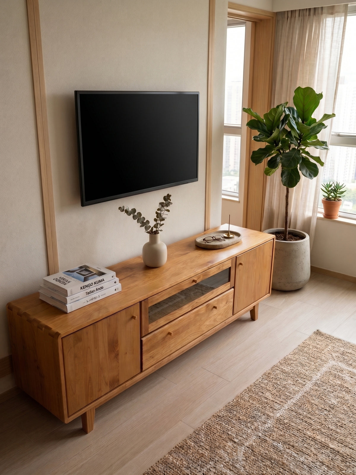 蟻組系列高版本TV邊櫃 - w155-180cm
