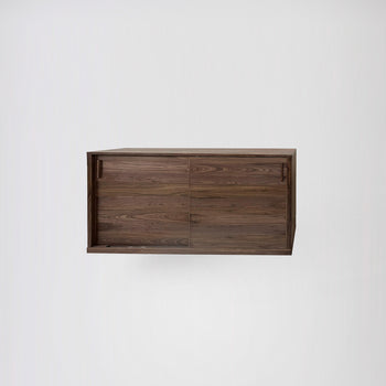 幸系列半腰餐邊櫃 - 胡桃木