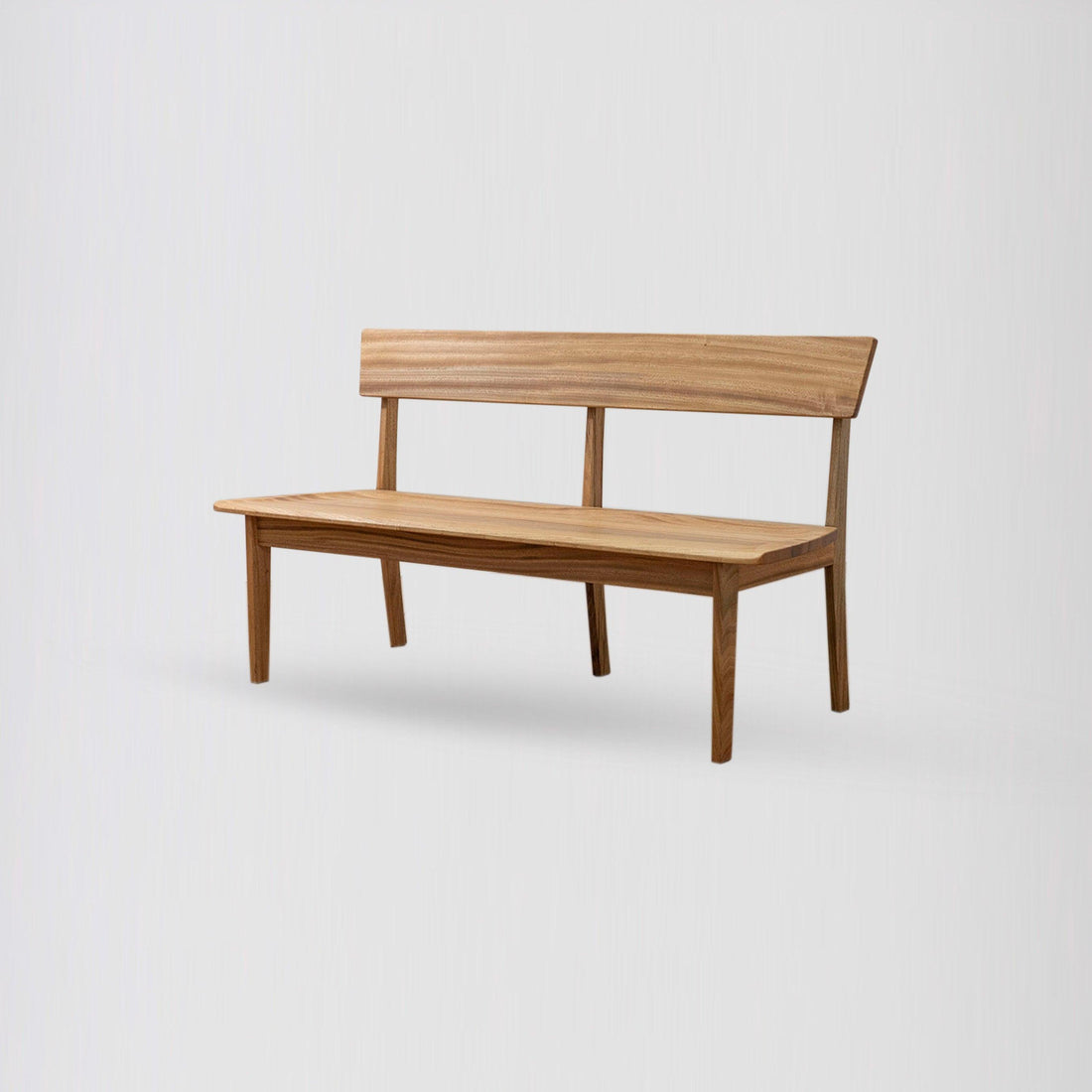 神武靠背長椅 - 楠木/染色