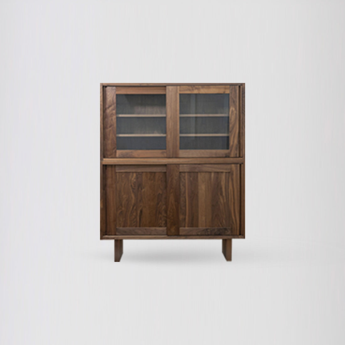 立系列高身訂造邊櫃 - 胡桃