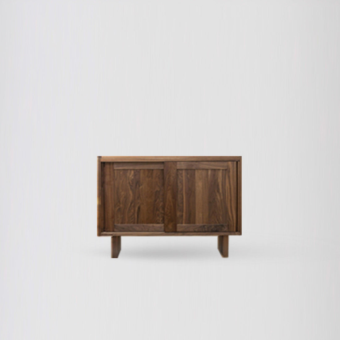 立系列趟門鞋櫃 - 胡桃