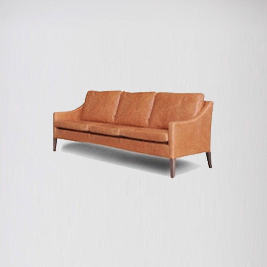 洋之座 皮革梳化 - 三座