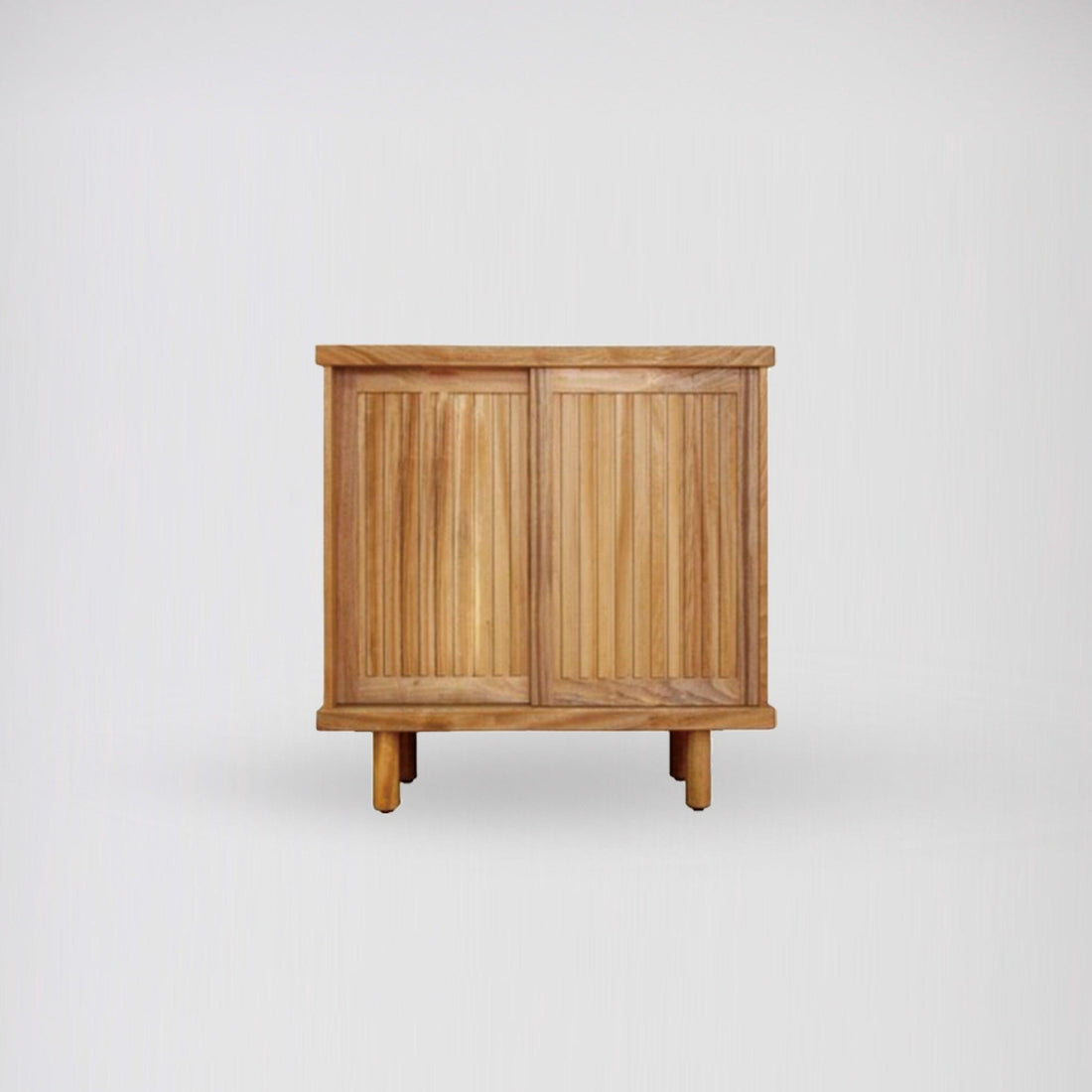 Himuka 楠木趟門鞋櫃 - w124cm