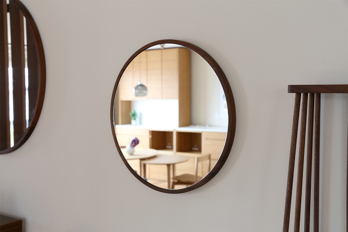日本製掛牆圓鏡 - 40cm