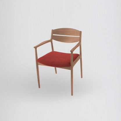 幸之座扶手餐椅 - 白橡/紅橡