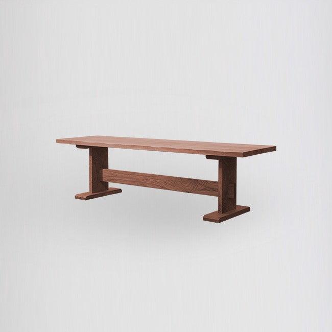 直系列長椅 - 胡桃木