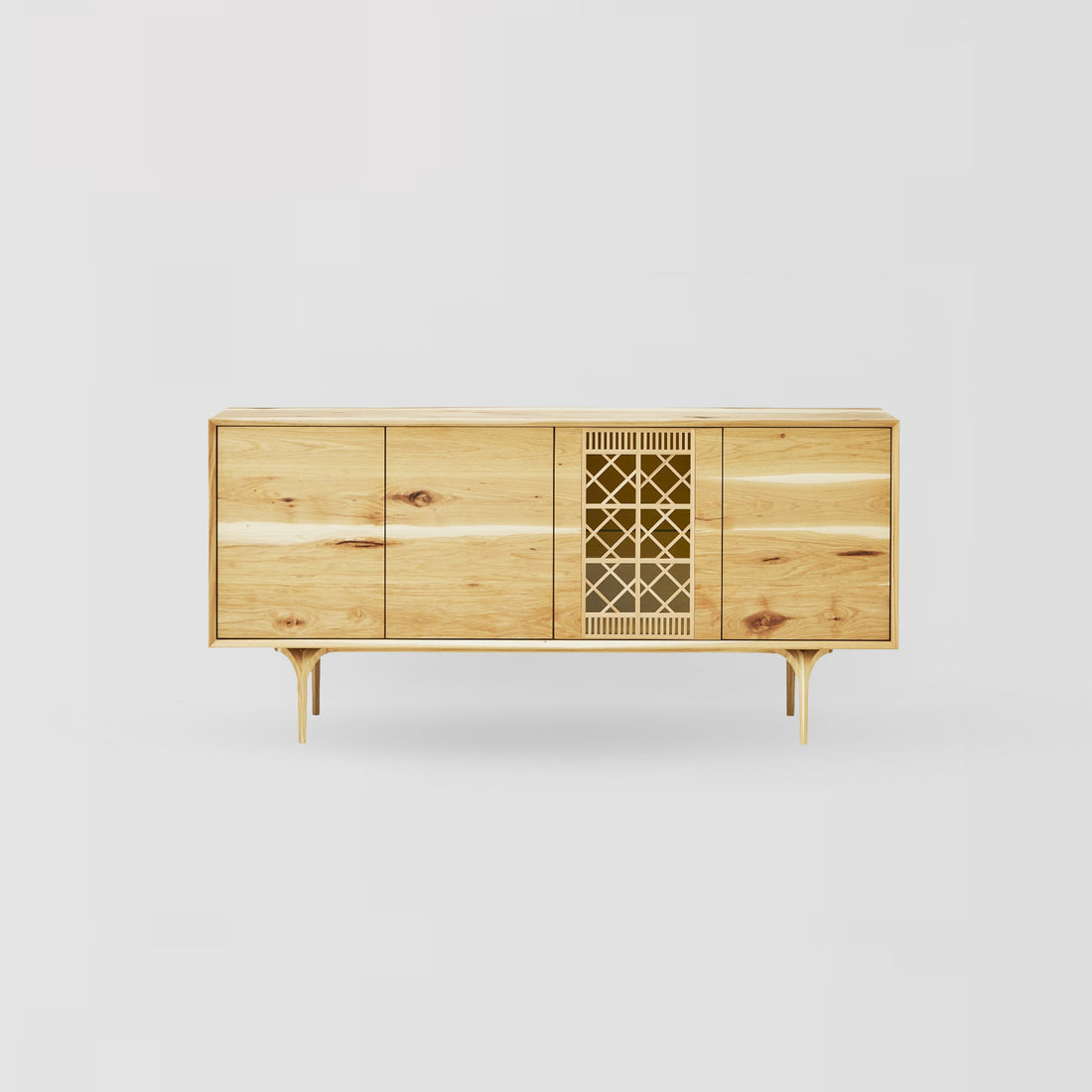 山核桃系列 LED燈邊櫃