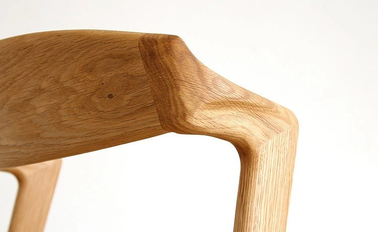 尤之座木坐墊餐椅 - 白橡/紅橡