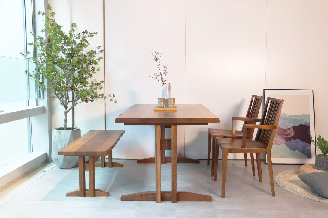 浪系列餐枱 - 多種木材